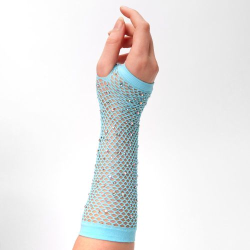 Mitaines en résille avec strass - Claire's - Modalova