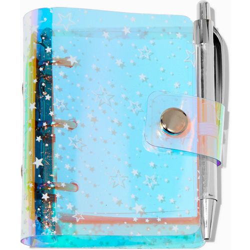 Mini carnet journal transparent étoiles couleur - Claire's - Modalova