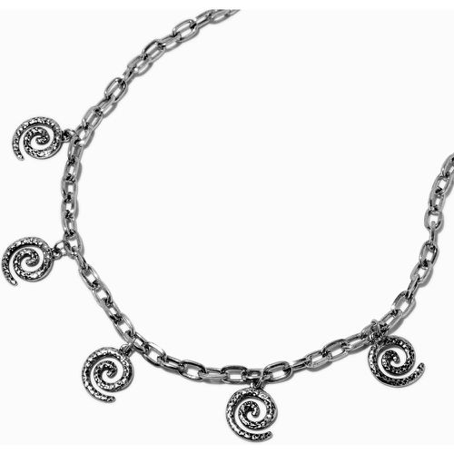 Collier de chaîne à maillons ovales breloques en spirale couleur - Claire's - Modalova