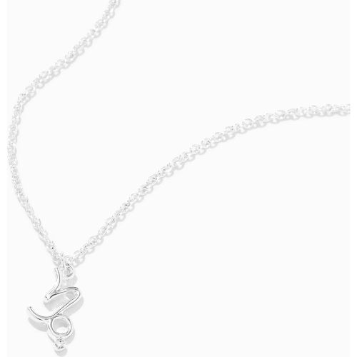 Collier à pendentif symbole du zodiaque strass couleur - Capricorne - Claire's - Modalova