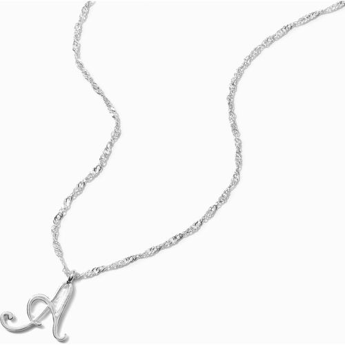 Collier à pendentif à initiale de grande taille couleur - A - Claire's - Modalova