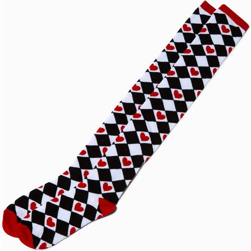 Chaussettes montantes motif argyle Reine de cœur - Claire's - Modalova