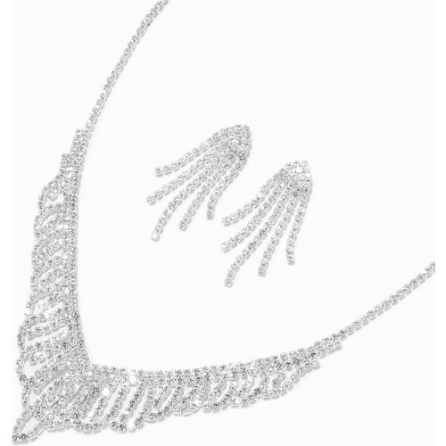 Parure de bijoux à franges courtes avec strass couleur - Lot de 2 - Claire's - Modalova