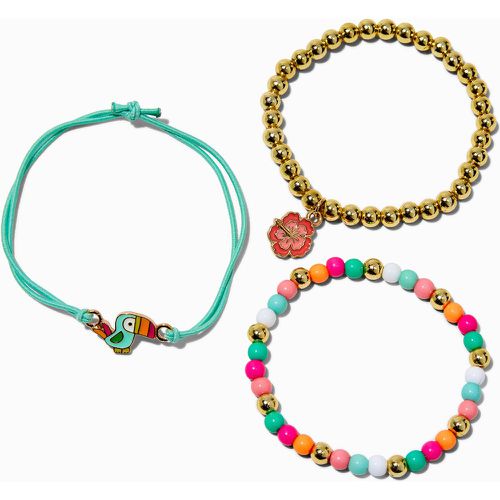 Bracelets perlés réglables vacances Club - Lot de 3 - Claire's - Modalova