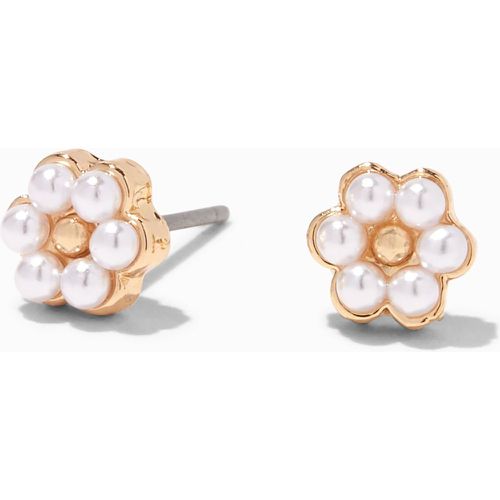 Clous d'oreilles marguerites perles d’imitation couleur - Claire's - Modalova