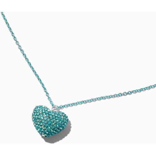 Collier pendentif cœur en strass pavé - Claire's - Modalova