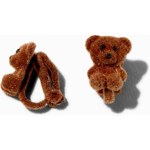 Boucles d'oreilles à clip ours en peluche - Claire's - Modalova