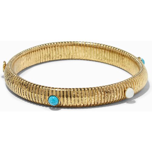 Bracelet élastique façon bracelet de montre strass turquoise d’imitation et couleur - Claire's - Modalova