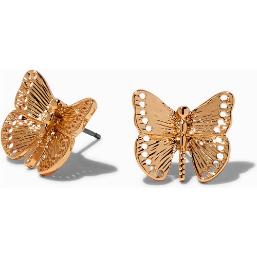 Clous d'oreilles papillon en filigrane couleur - Claire's - Modalova