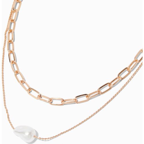 Collier multi-rangs perle d'imitation couleur - Claire's - Modalova