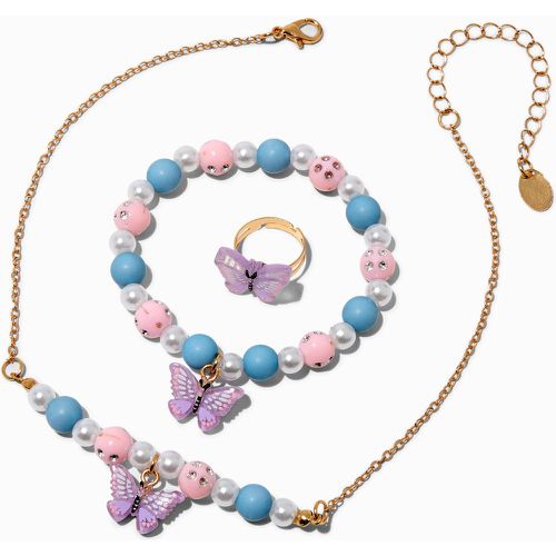 Parure de bijoux papillon perlée Club - Lot de 3 - Claire's - Modalova