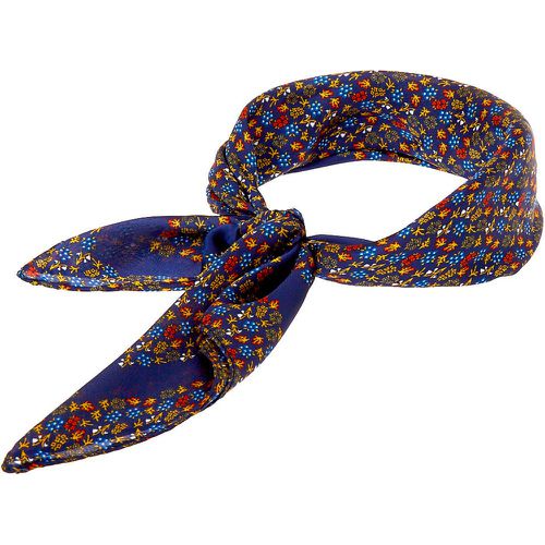 Bandeau bandana soyeux à imprimé floral - Bleu marine - Claire's - Modalova