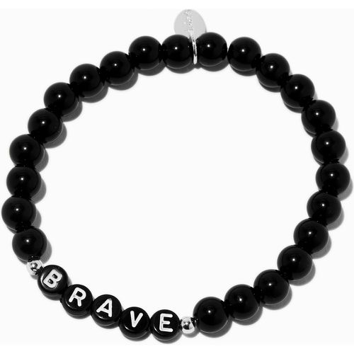 Bracelet élastique perlé « Brave » - Claire's - Modalova