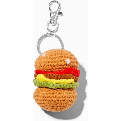 Porte-clés crochet hamburger de luxe - Claire's - Modalova