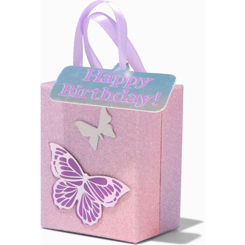 Boîte cadeau pour boucles d'oreilles papillon 3D Joyeux anniversaire - Claire's - Modalova