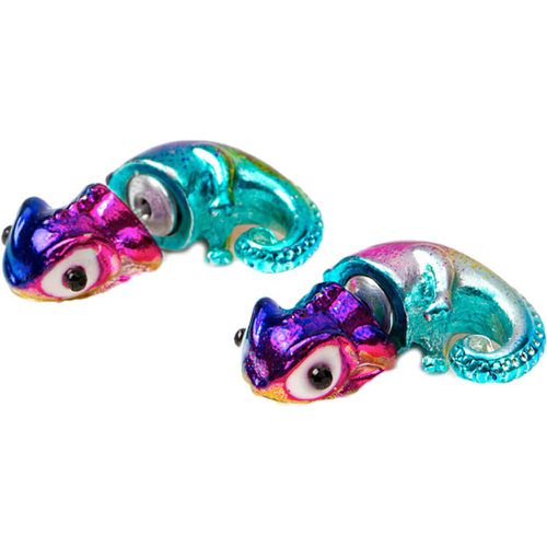 Bijoux d'oreilles caméléons métalliques - Claire's - Modalova