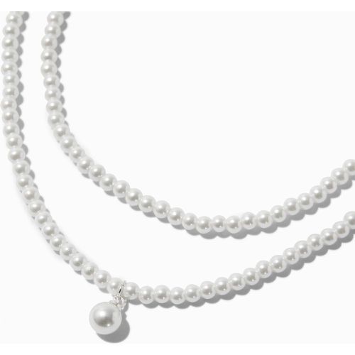 Collier multi-rangs à pendentifs en perle d'imitation deux rangs - Claire's - Modalova