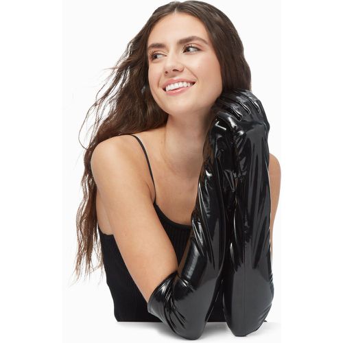 Longs gants en similicuir verni - Claire's - Modalova