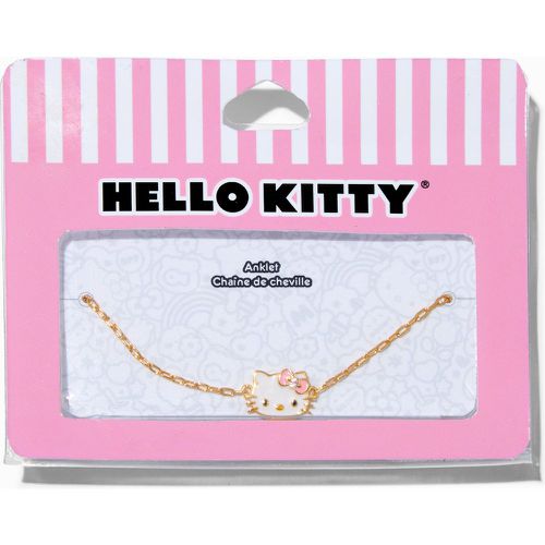 Claire's Bracelet de cheville visage couleur argentée et couleur ® - Hello Kitty - Modalova
