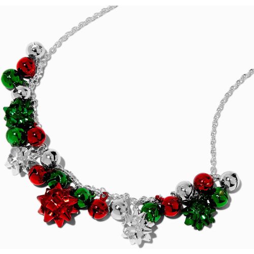 Collier à pendentif clochettes et nœuds de Noël - Claire's - Modalova