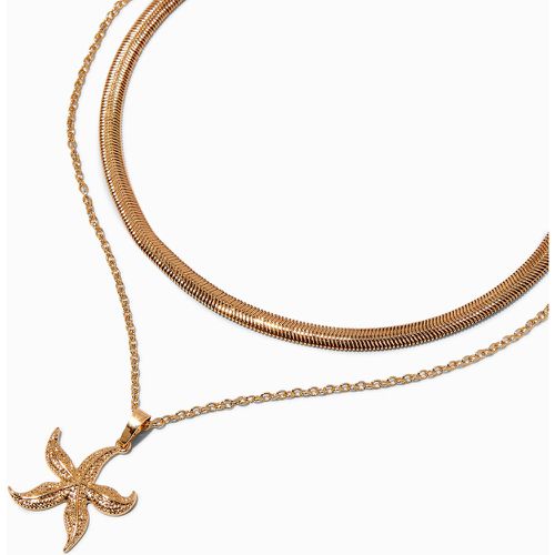 Collier multi-rangs à pendentif étoile de mer couleur - Claire's - Modalova
