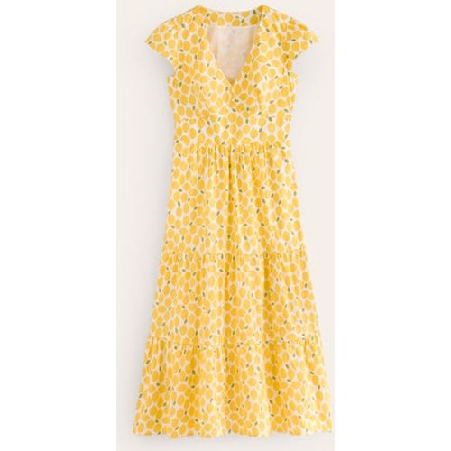 Robe midi style 40s May en coton - Boden - Modalova