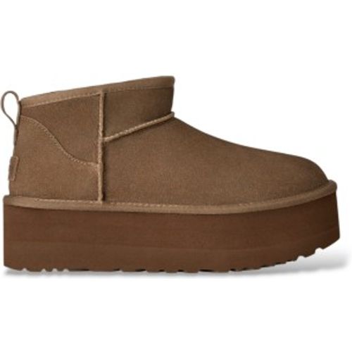 Bottines en Cuir Classic Ultra Mini Platform marron (36), 3 à 5 cm, Aucun, Casuel - Ugg - Modalova