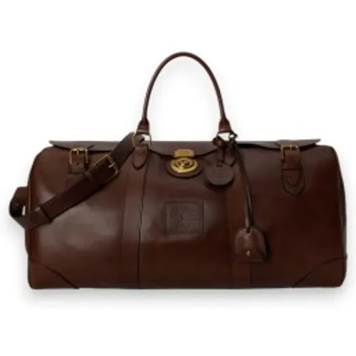 P16231001 Sac duffel Heritage Lock en cuir marron (OSFA), Casuel - Polo Ralph Lauren - Modalova