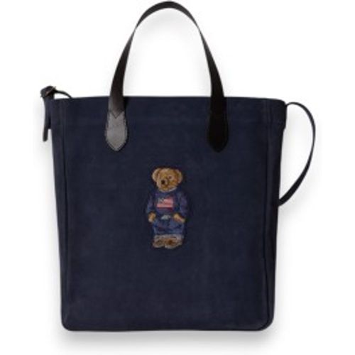 P08099002 Sac tote en cuir velours avec Polo Bear (OSFA), Casuel - Polo Ralph Lauren - Modalova