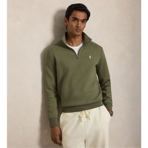 P06234511 Pull en maille double avec fermeture éclair courte (M), Casuel, Coton, Manche longue - Polo Ralph Lauren - Modalova