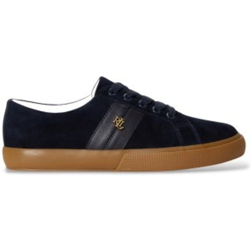 Baskets Janson II en daim et cuir (37), Plat, Lacets, Casuel - Lauren Ralph Lauren - Modalova