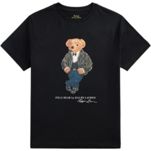 Pour garçon. 323B29156001 Polo en maille de coton avec Polo Bear ((S) 6/7años= 136/138cm), Casuel, Manche courte, mod - Polo Ralph Lauren - Modalova