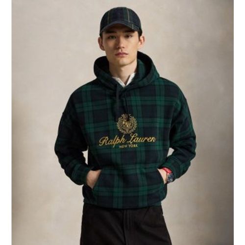 B28746001 Sweat à capuche à carreaux blackwatch (M), Casuel, Multicolore, Coton, Manche longue - Polo Ralph Lauren - Modalova