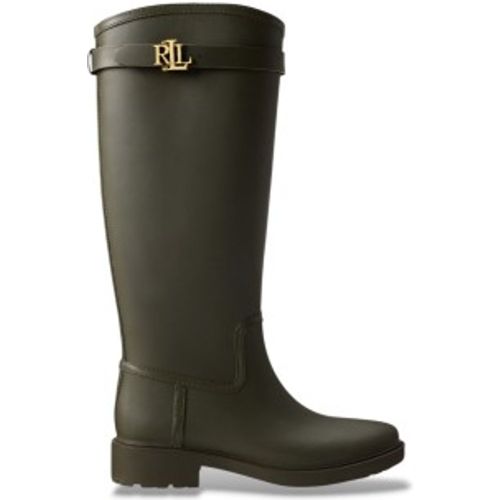 Bottes de pluie hautes Portiah en caoutchouc olive (39), Plastique, Plat, Aucun, Casuel, D - Lauren Ralph Lauren - Modalova