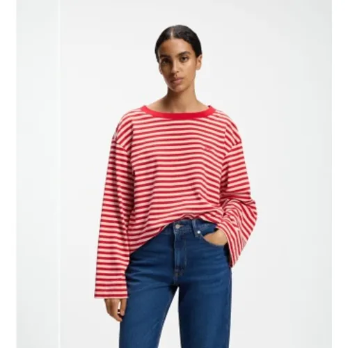 T-shirt à manches longues Ewa Stripe (XL), Casuel, Coton, Manche longue - Boss - Modalova