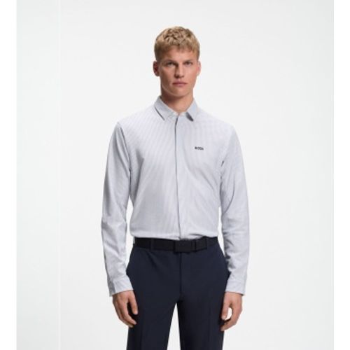 Chemise Dymova grise (M), Casuel, Coton, Classique, Manche longue - Boss - Modalova