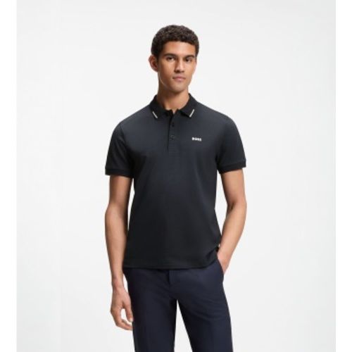 Polo Swing marine (M), Casuel, Coton, Manche courte - Boss - Modalova