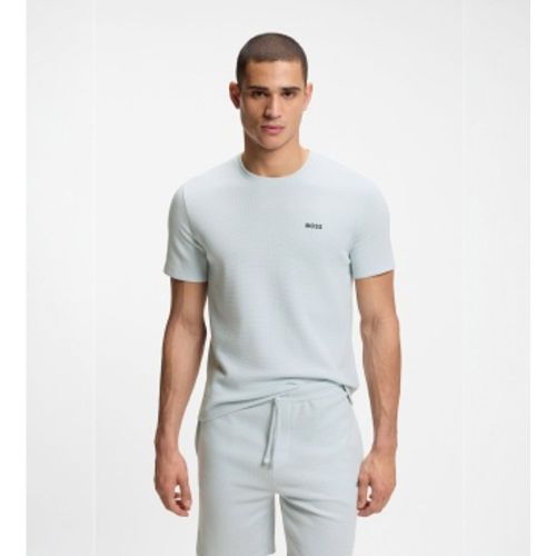 T-shirt Waffle clair (S), Homewear, Coton, Manche courte - Boss - Modalova