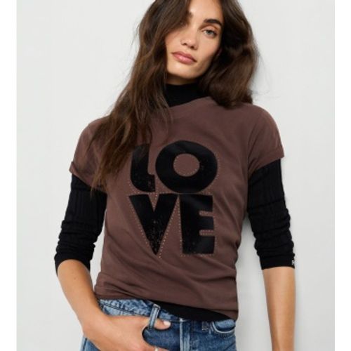 PL5000295 T-shirt Beatrisa marron (M), Casuel, Coton, Manche courte - Pepe Jeans - Modalova