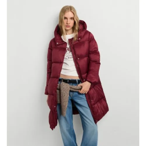 PL4024543 Manteau matelassé Lauren Long (L), Casuel, Grenat, Polyester - Pepe Jeans - Modalova