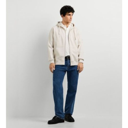 PM5800205 Sweat Jasper Zip blanc cassé (L), Casuel, Coton - Pepe Jeans - Modalova