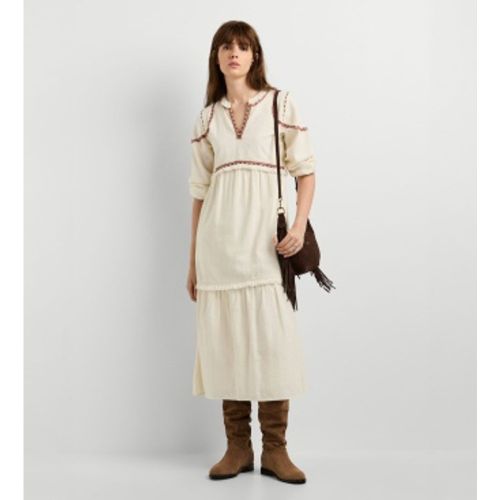 PL9537908 Robe Grace cassé (L), Casuel, Coton, Manche longue - Pepe Jeans - Modalova