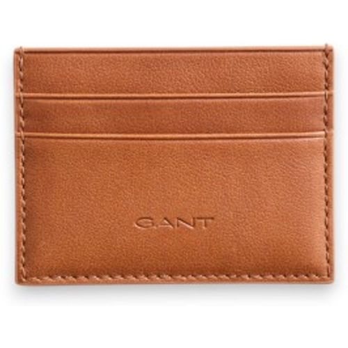 Porte-cartes en cuir acajou (OSFA), Casuel - Gant - Modalova