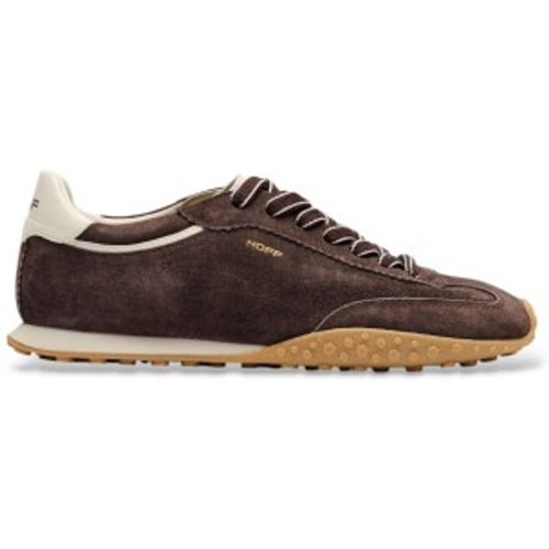 Bridge Fl Leather Sneakers dark brown (41), Cuir, Marron, Plat, Lacets, Casuel - HOFF - Modalova