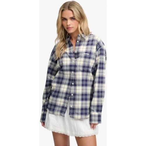 W4010547A Chemise Check Flannel Relaxed (XXS), Casuel, Coton, Manche longue - Superdry - Modalova