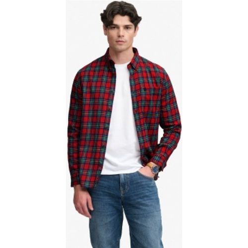 M4011197A Chemise Lumberjack rouge (M), Casuel, Coton, Manche longue - Superdry - Modalova