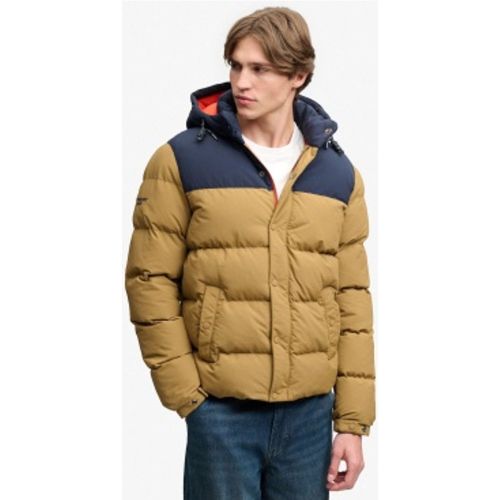 M5012424A Veste matelassée Everest Col Block marron (L), Casuel, Polyester - Superdry - Modalova