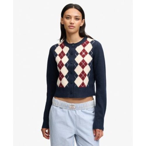 W6110779A Cardigan Argyle (L), Casuel, Coton - Superdry - Modalova