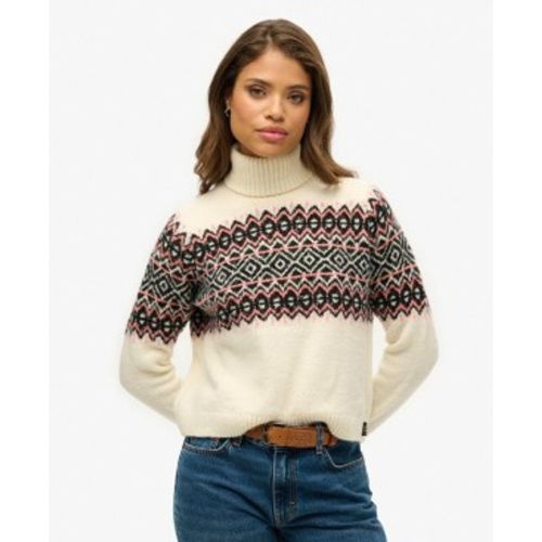 W6110618A Pull col roulé à motif Fairisle (M), Casuel, Laine - Superdry - Modalova