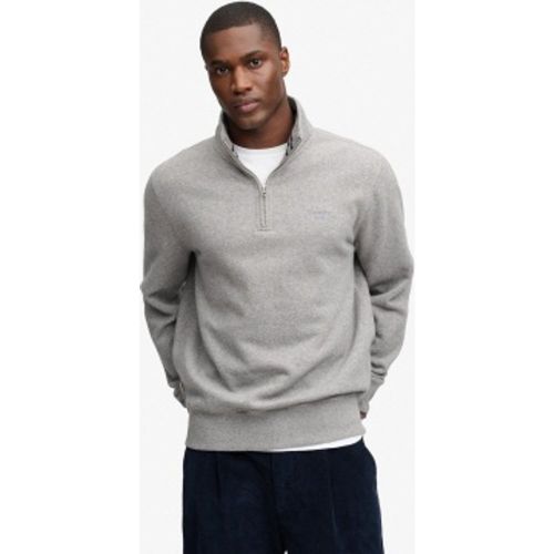 M2014700A Sweat à demi-fermeture éclair Essential Serif Logo Half (M), Casuel, Coton - Superdry - Modalova